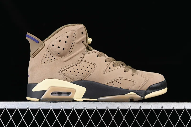 All categories Air Jordan Jordan series basketball shoes Air Jordan 6 Air Jordan 6 Gore-Tex "Brown Kelp" AJ6 Joe 6 Workwear Green FD1643-300